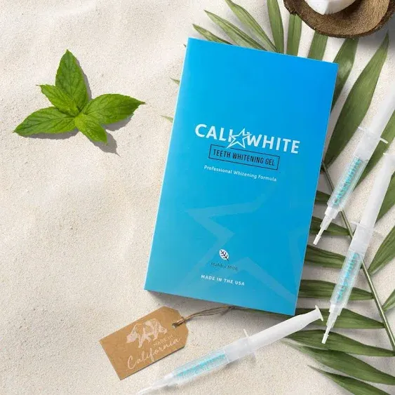 Cali White TEETH WHITENING GEL REFILLS  35% Carbamide Peroxide  Natural  Vegan  Organic Whitener for Sensitive Tooth Bleach  Gel