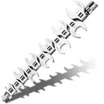 3/8 crows foot wrench set 11-piece metric crowfoot wrench set with clip-on org