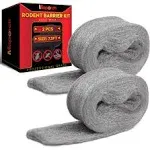 Steel Wool 2 Pack - 3.2&#034;X7.5 Ft Fill Fabric, Gap Blocker, Protects against Anima