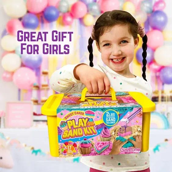 GirlZone Sweet Cakes Play Sand Kit