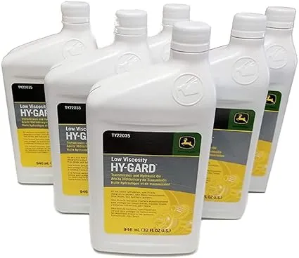 John Deere Original Equipment Hy-Gard 32 oz. Transmission & Hydraulic Oil #TY22035 (6-Pack)