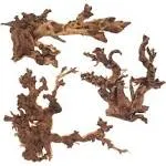 PINVNBY Natural Driftwood for Aquarium Decor Fish Tank Decorations Reptile Decor Driftwood Decor, 3 Pieces 7"-13" Assorted Driftwood Branch