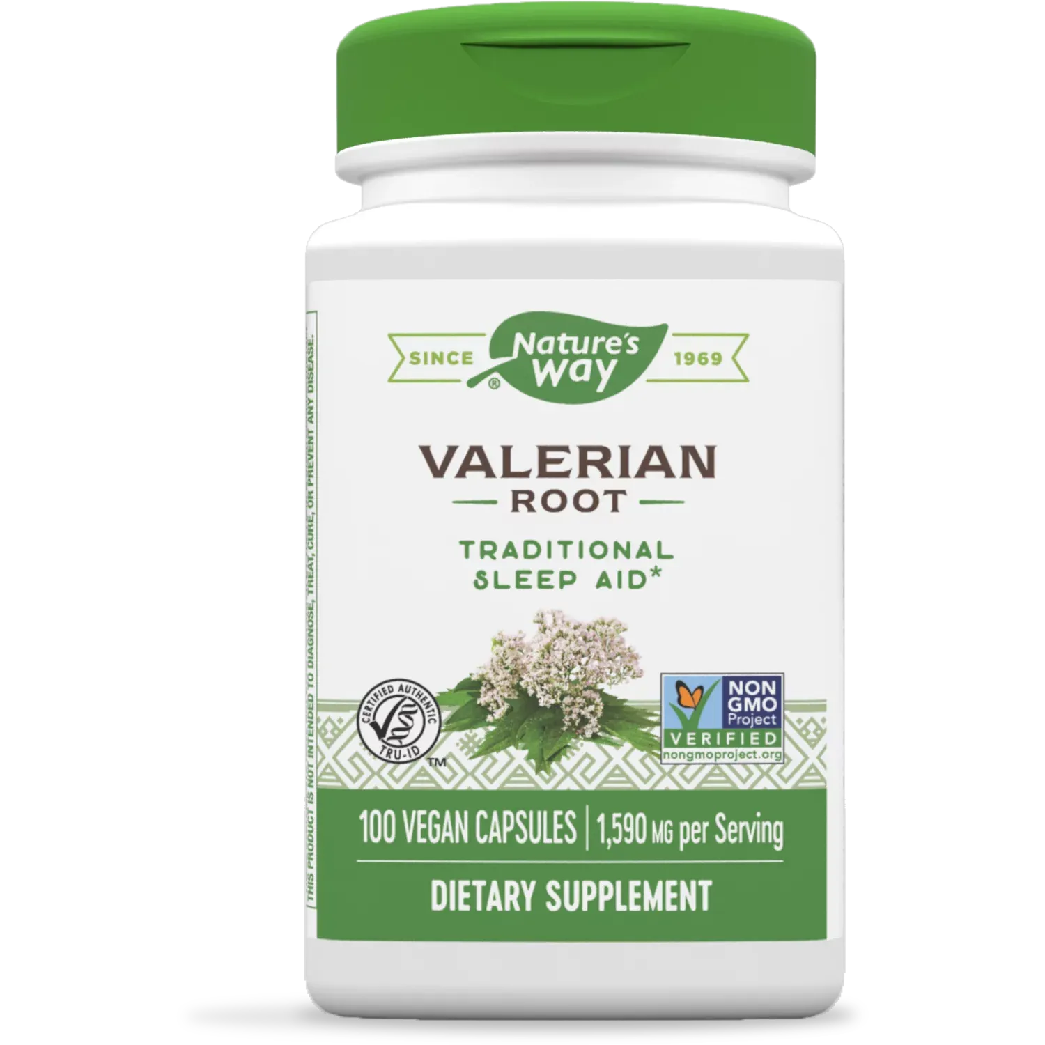 Nature's Way Valerian Root Traditional Sleep Aid* Dietary Supplement, 100 Count