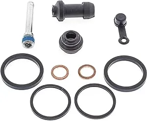 All Balls Racing Caliper Rebuild Kit - Front Compatible With/Replacement For Honda Cr125R 87-07, Cr250R 90-07, 18-3005