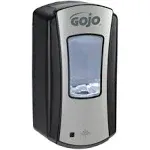 Gojo LTX-12 Dispenser, Touch-free, 1200ml, Brushed Chrome/Black