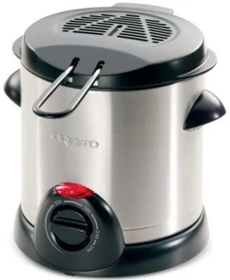 Presto 05470 Stainless Steel Electric Deep Fryer, Silver