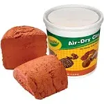 Crayola Air-Dry Clay, 5 lb. Tub, Terra Cotta (BIN572004)