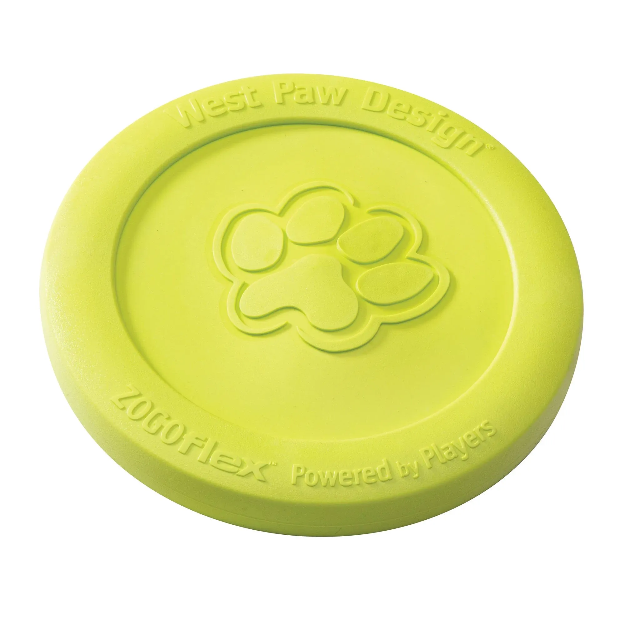 West Paw Zogoflex Green Plastic Zisc Disc Pet Toy Large in. 1 pk