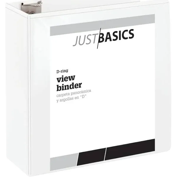 Just Basics Basic View 3-Ring Binder