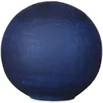 Alpine Blue Textured Glass Gazing Globe with LED Lights