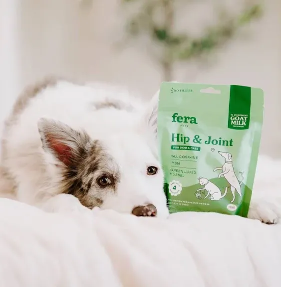 Fera Pets Hip + Joint Goat Milk Topper for Dogs & Cats