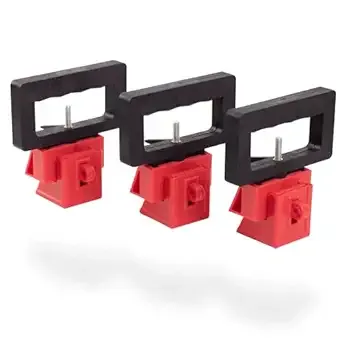 TRADESAFE Circuit Breaker Lockout Device, 3 Pack, 480/600 Volt, Clamp-On Breaker ...