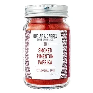 Burlap & Barrel Smoked Pimentón Paprika - As Seen On Shark Tank! - Rich, Smoky Flavor, Savory Depth With Mild Heat - Smoked Paprika Powder, Paprika Seasoning - Gift for Mom - 1.8oz Glass Jar