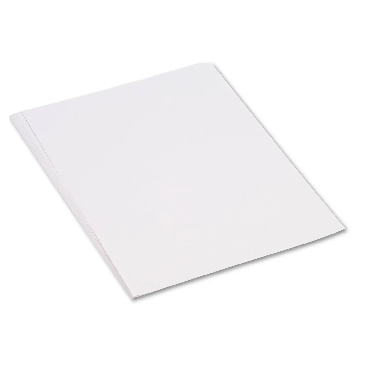 SunWorks Construction Paper, 58lb, 18 x 24, White, 50/Pack