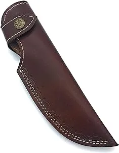 9" long handmade leather sheath For Fixed blade knife