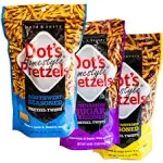 Dot's Cinnamon Sugar Pretzels - Variety Pack - Dot's Southwest Flavored Sticks - Dot's Honey Mustard - 3, 16oz Packs