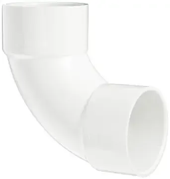 Spears Manufacturing 406-020S 2" Sch40 Pvc 90 Degree Sweep Elbow Socket X Socket White