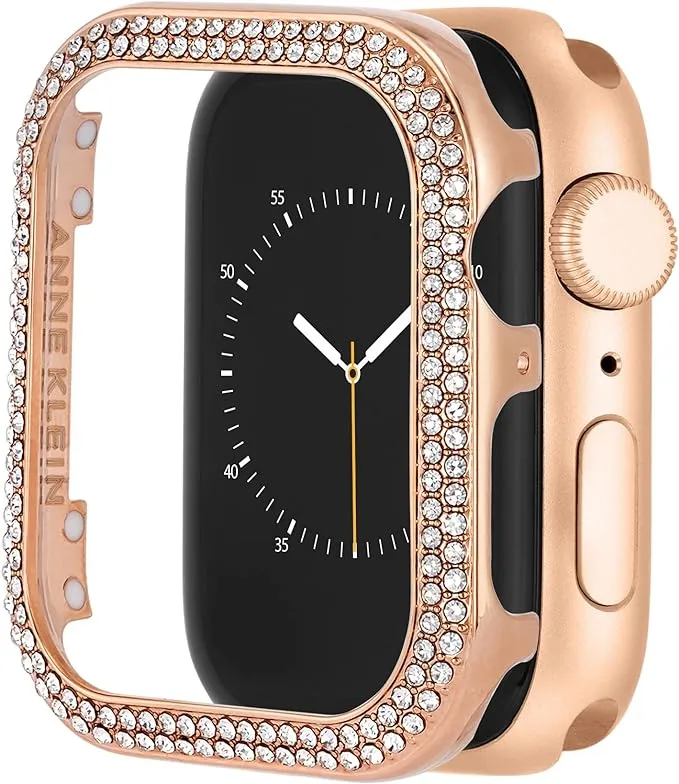 "Women's Gold-Tone Alloy Bumper Compatible with Apple Watch 40mm"