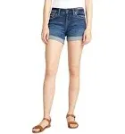 Women's Silver Jeans Boyfriend Mid Rise Shorts