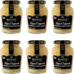 Mustard, Dijon Originale No Added Sulfites, 7.5 oz, 6 Count Packaging may vary