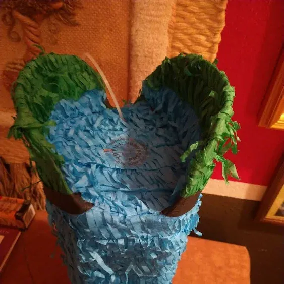 Cowboy Boot Pinata, Holds Up to 2 Pounds of Candy and Party Favors