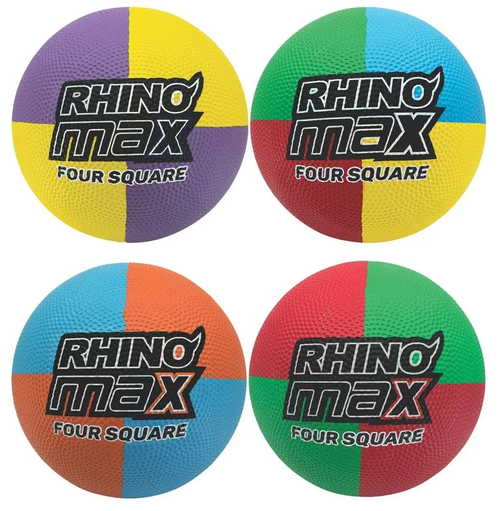 Champion Sports Rhino Max Four Square Playground Ball Set