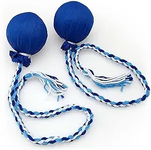 Islander Hawaiian Hula Implement Poi Ball Blue, Size: 3