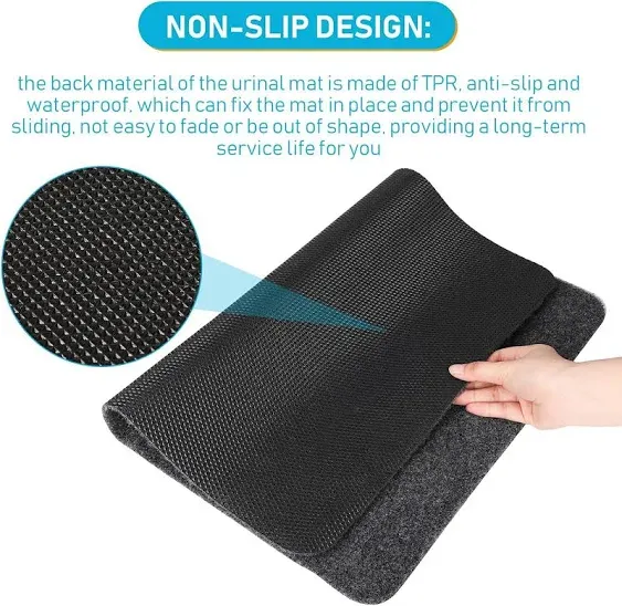 Nuanchu Nonslip Urinal Mats Urinal Floor Mats Water Absorption Urinal Mat ...