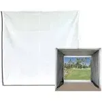 Cimarron Sports Heavy-Duty Extra Durable Multi-Use Inside/Outside Home Projection Screen Golf Training Aid, 10x10 Ft