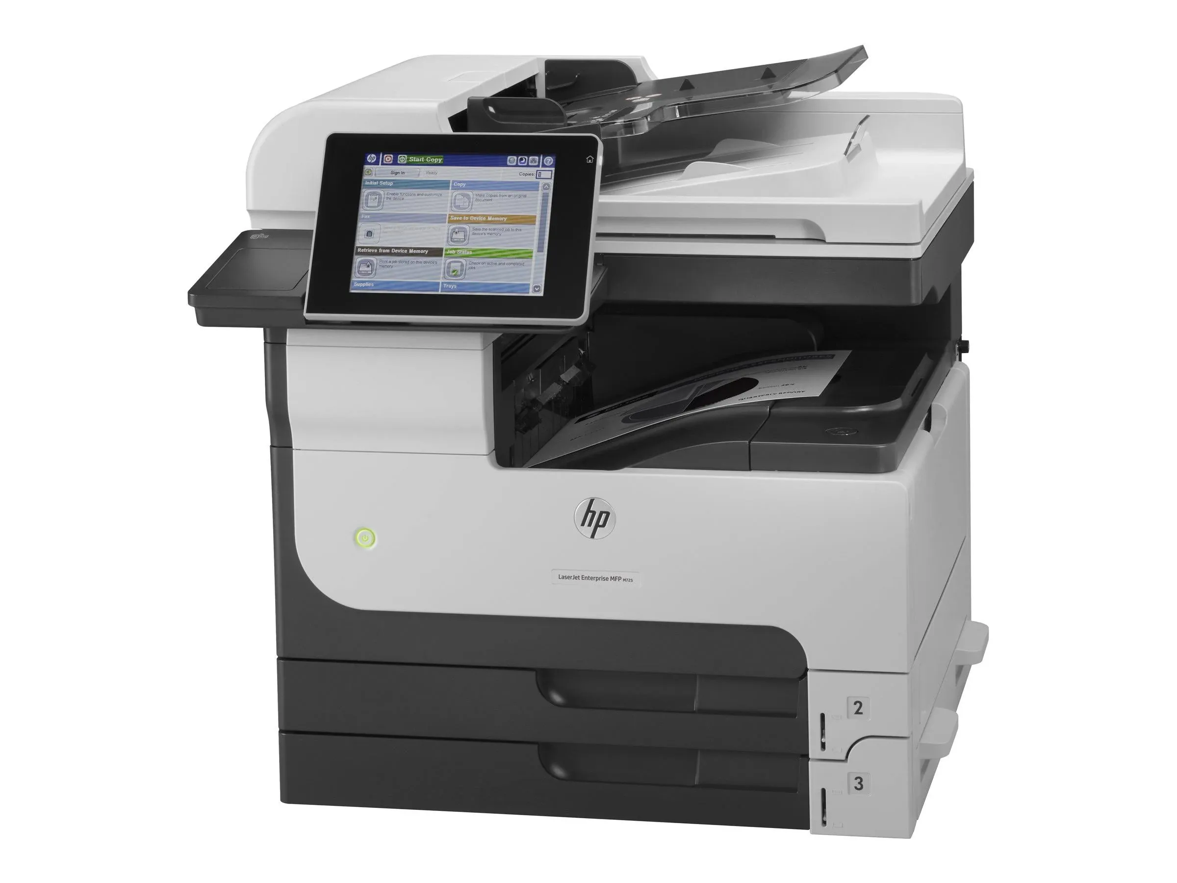 HP LaserJet Enterprise MFP M725dn Multifunction Laser Printer, Copy/Print/Scan