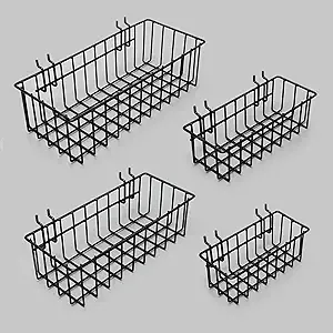 Heavy Duty Pegboard Baskets of 1/4 inch