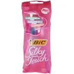 Silky Touch Women’s Disposable Razor, 2 Blades, Assorted Colors, 10/pa