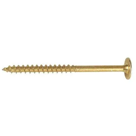 SPAX® 5/16" x 4" T-Star Drive Grade 5 Yellow Zinc Washer Head PowerLags® Lag Screw - 50 Count