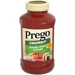 Prego Chunky Tomato Onion and Garlic Pasta Sauce