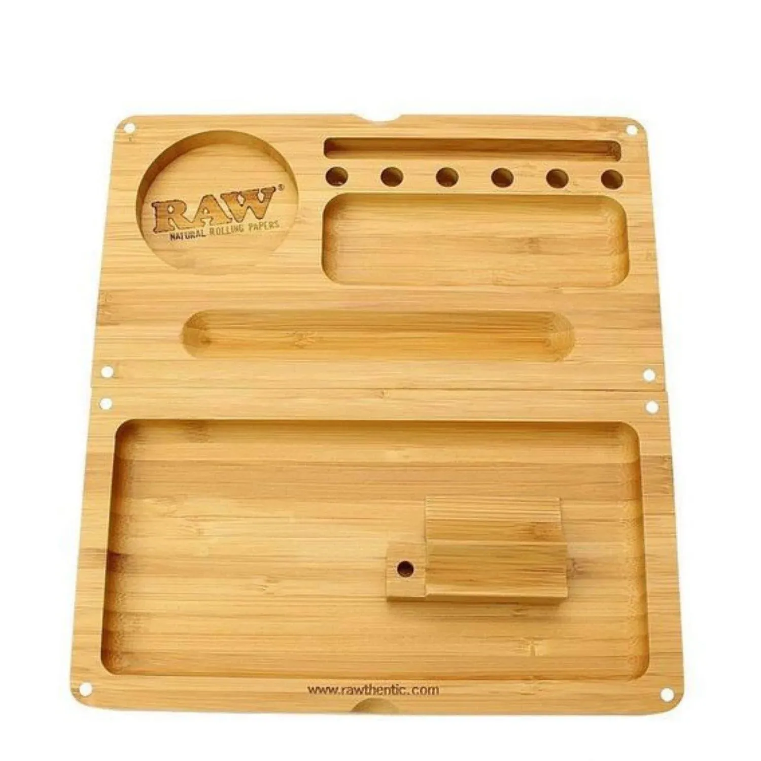 RAW Rolling Tray Bamboo Backflip Wood - (1 Count)