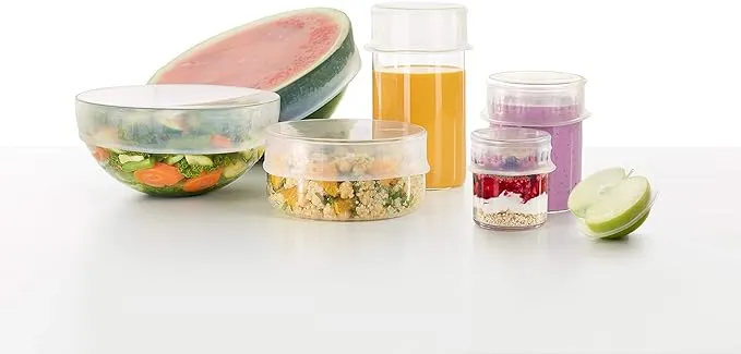 Reusable Flexible Lids, 6 Pack