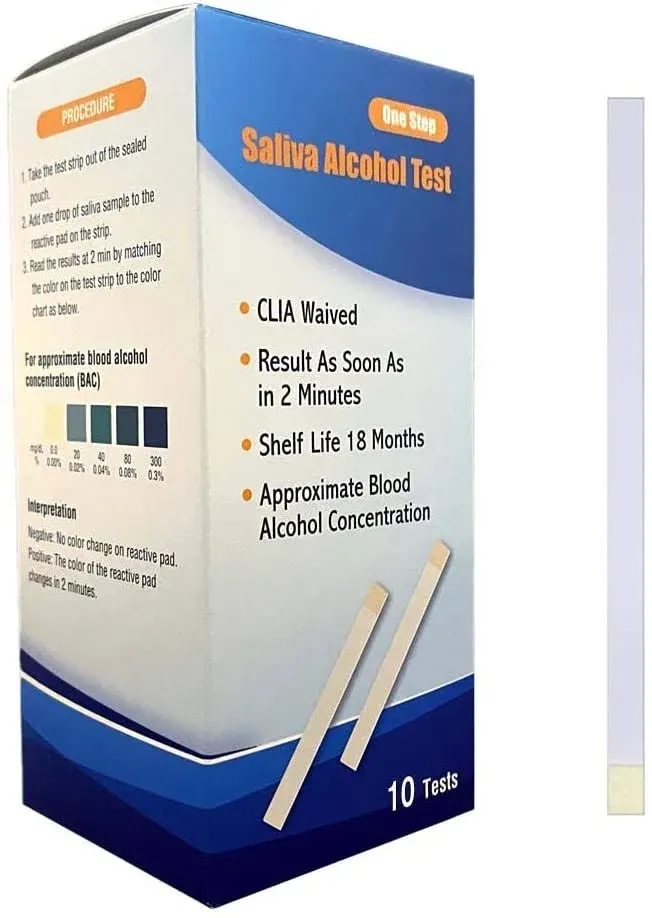 Saliva Alcohol Test Strip