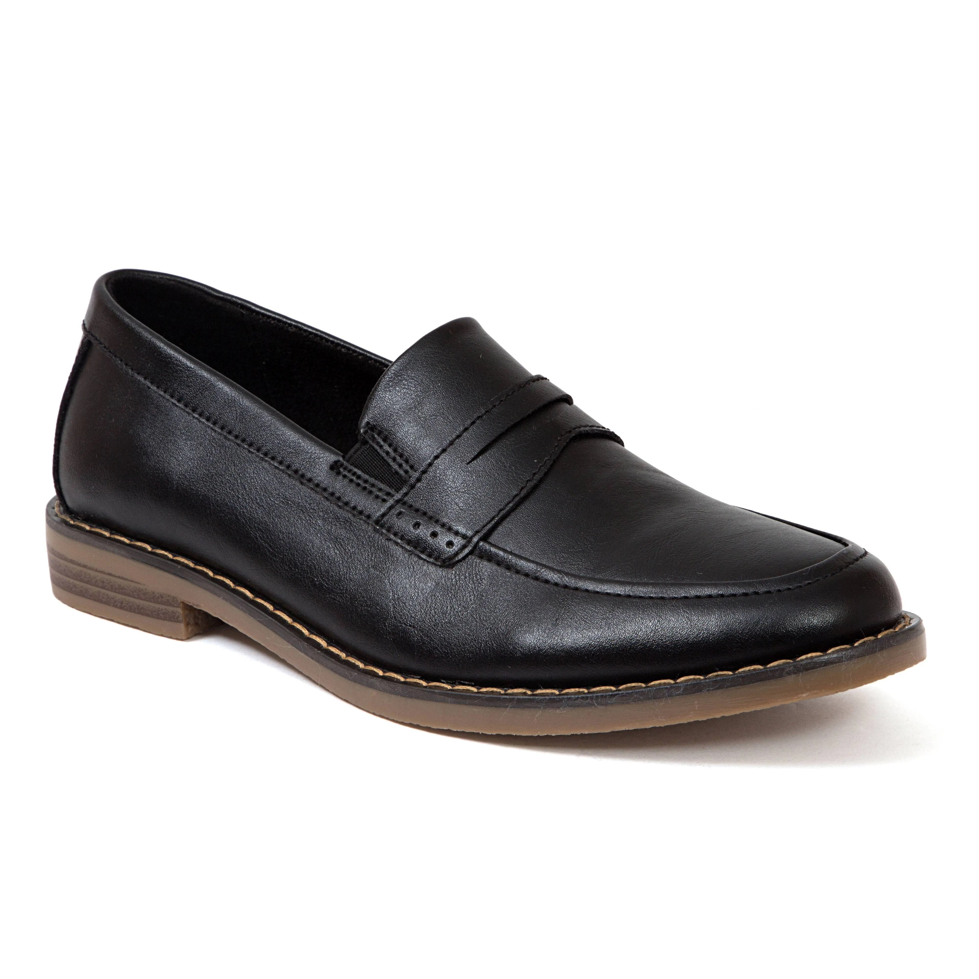 Deer Stags Boys' Ventura Jr. Dress Penny Loafer Black / 13M