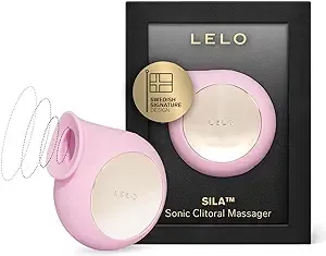 LELO SILA Sonic Clit Sucker, Waterproof Vibrator for Women, Adult Toys Vibrators Sex Toys for Women with Gentle External Stimulation, Pink