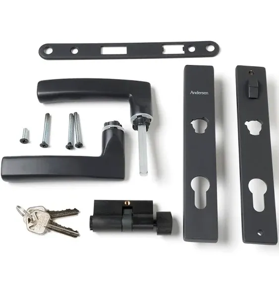 Andersen Storm Door Hardware Set - Modern Style - 1 1/2" Thick Aluminum Storm ...