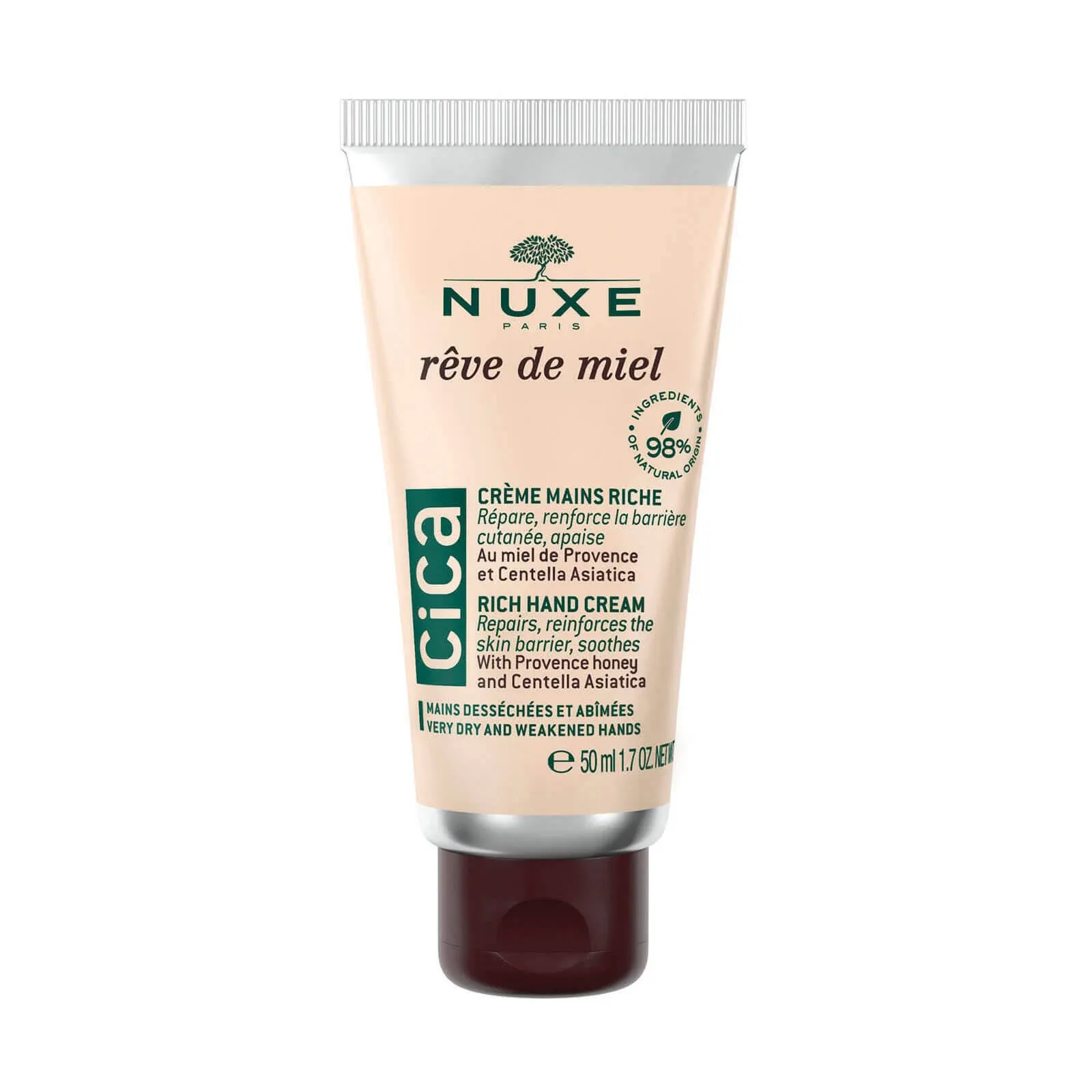 Nuxe Cica Rich Hand Cream, Rêve De Miel 50 ml