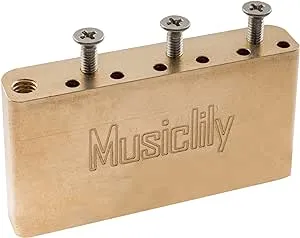 Musiclily Ultra 10.5mm Full Brass 40mm Tremolo Block for Indonesia made Squier Electric Guitar