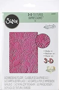 Sizzix 3D Impresslits Embossing Folder by Courtney Chilson - Azaleas