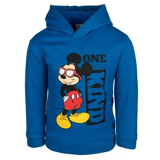 Disney Mickey Mouse Boys Fleece Pullover Hoodie Infant to Big Kids