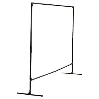 Jackson Safety Wilson Stur-D Welding Screen Frame (Multiple Sizes) - 19-Gauge Steel Frame- Black - Single Panel (Frame Only), 6' x 8'