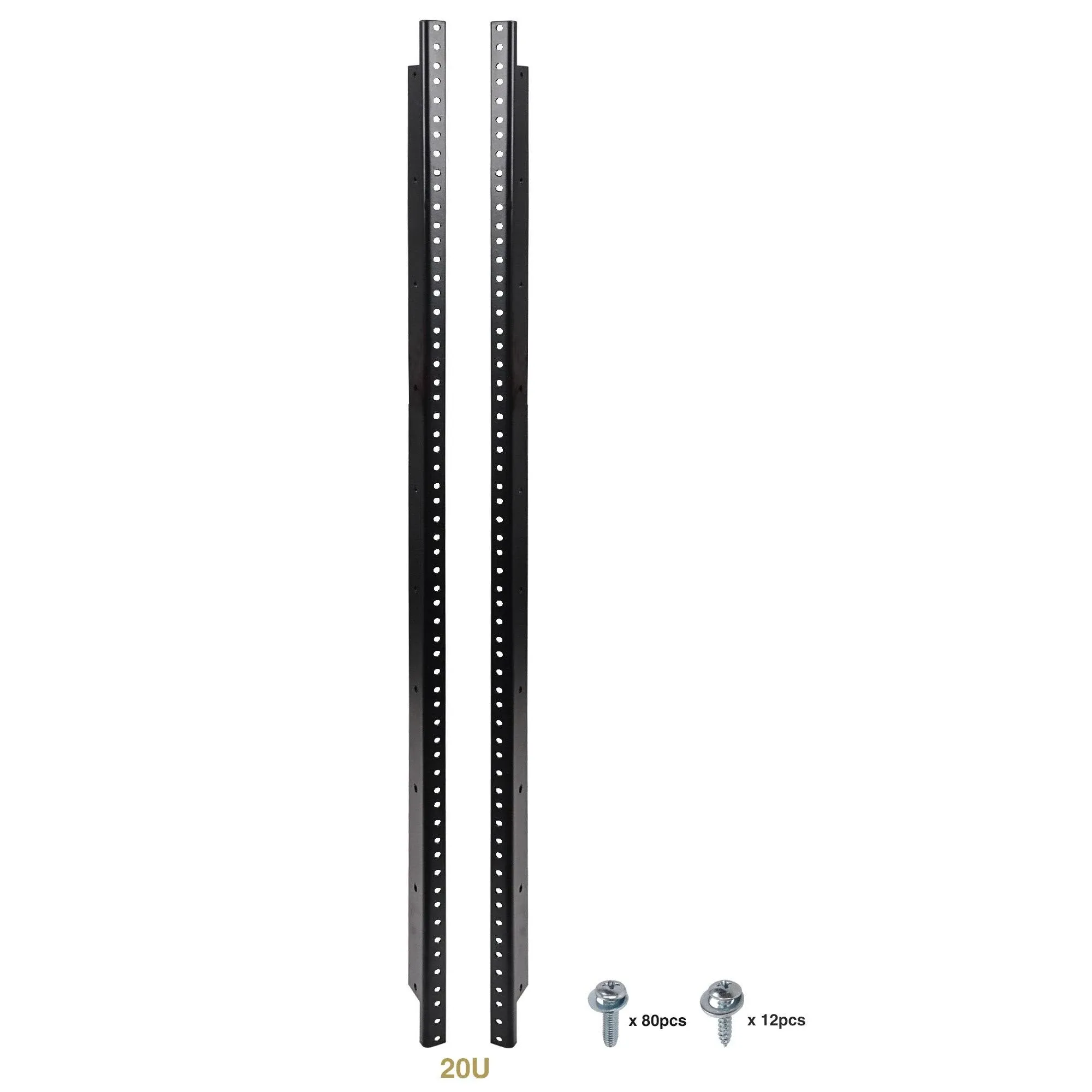 Sound Town ST-RR-20U 20U Steel Rack Rails