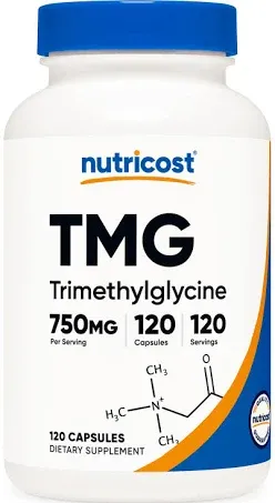 Nutricost TMG 750mg, 120 Capsules