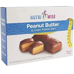 NutriWise - Peanut Butter Diet Protein Bars (7 Bars)