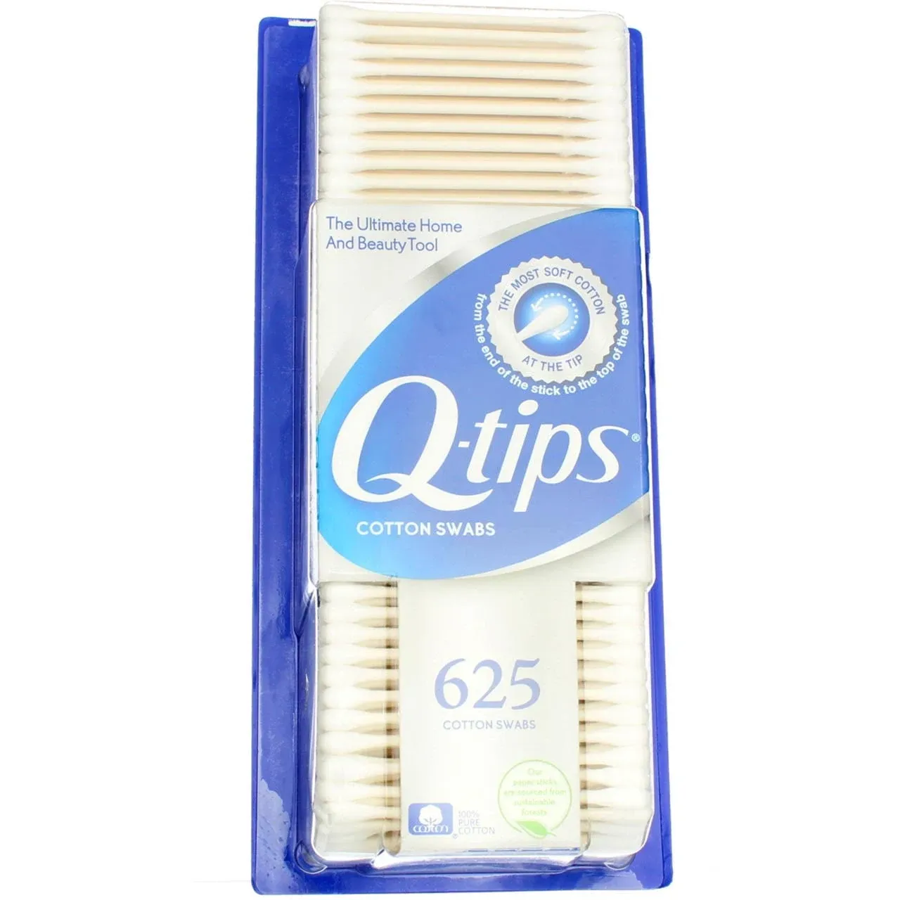 Q-Tips Cotton Swabs, 625 Ct (6 Pack)