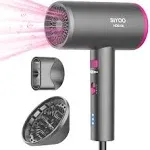 SIYOO Professional Hair Dryer, Ionic Blow Dryer with Diffuser and Nozzle, 160...